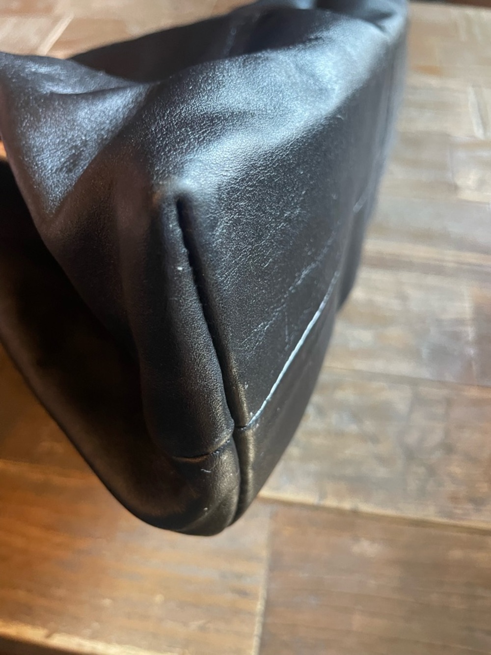 Vintage Leather Frame Clutch - Picture 12 of 15